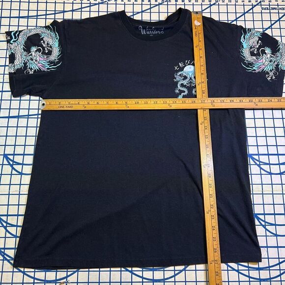 Asian Dragon Yin Yang T Shirt Men’s Size XL Black Weekend Warrior - Picture 5 of 8